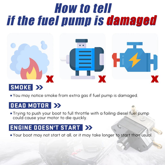 Bomba de Combustible para Motor Mercury 4 Tiempos 40HP – 60HP | OEM 8M0118177 / 8M0141827