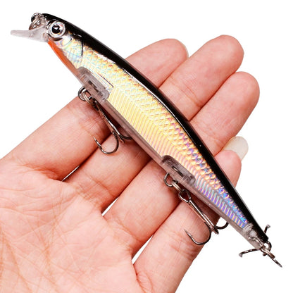 Señuelo Láser Minnow Crankbait – 11 cm, 13 g, Triple Anzuelo #6