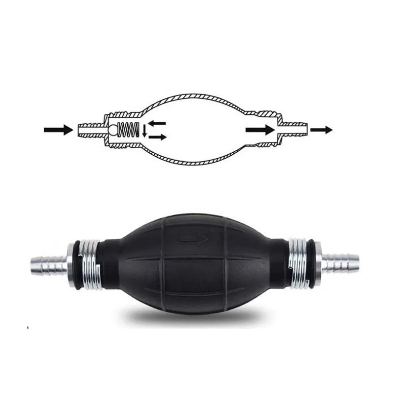 Línea de Bomba Manual de Combustible – 12mm, para Gasolina o Diésel (Uso Marino y Vehicular)