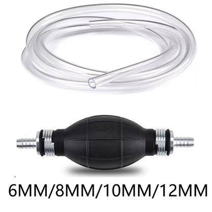 Línea de Bomba Manual de Combustible – 12mm, para Gasolina o Diésel (Uso Marino y Vehicular)