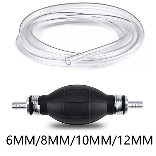 Línea de Bomba Manual de Combustible – 12mm, para Gasolina o Diésel (Uso Marino y Vehicular)