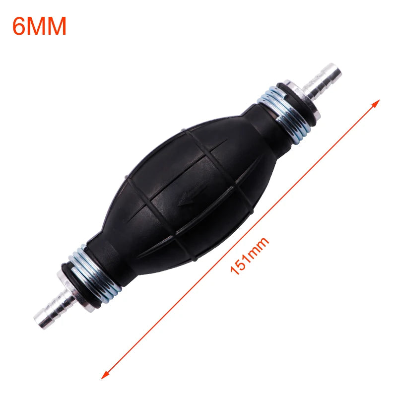 Línea de Bomba Manual de Combustible – 12mm, para Gasolina o Diésel (Uso Marino y Vehicular)