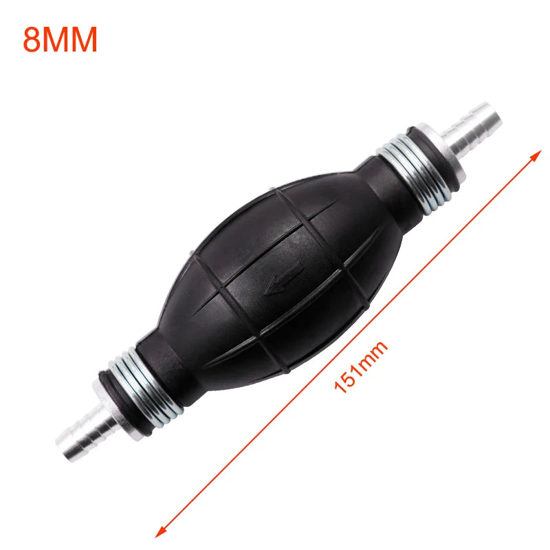 Línea de Bomba Manual de Combustible – 12mm, para Gasolina o Diésel (Uso Marino y Vehicular)