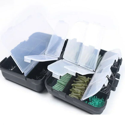 Kit de Pesca para Carpa – Piezas con Caja Compacta | Accesorios Antienredo y Terminal Tackle