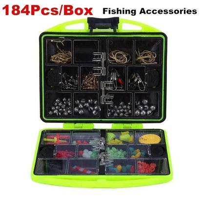 Kit de Pesca para Carpa – Piezas con Caja Compacta | Accesorios Antienredo y Terminal Tackle